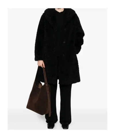 Herno Coats Black In Black