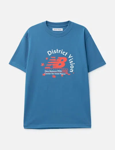 District Vision X New Balance Short Sleeve T-shirt In Multi