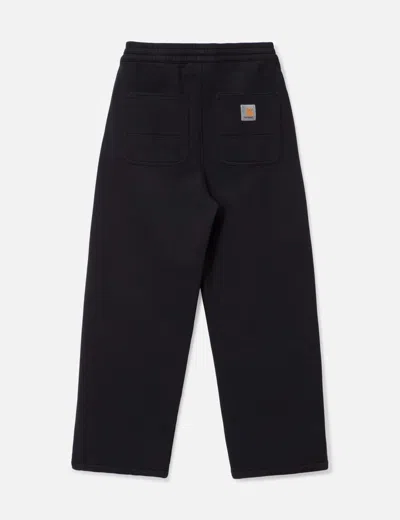 Carhartt Double Knee Sweat Pant In Black