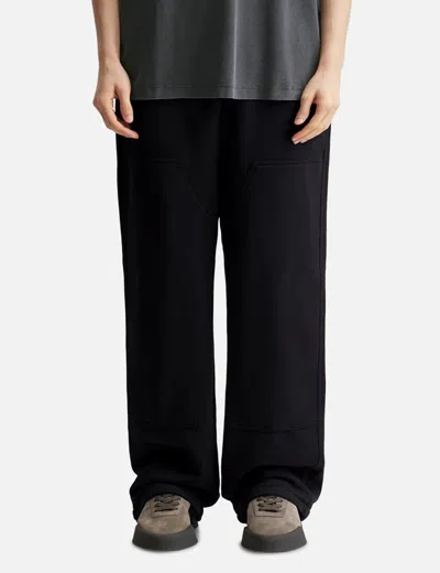 Carhartt Double Knee Sweat Pant In Black
