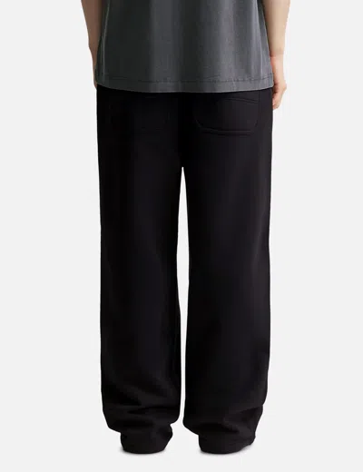 Carhartt Double Knee Sweat Pant In Black