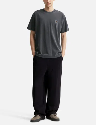 Carhartt Double Knee Sweat Pant In Black