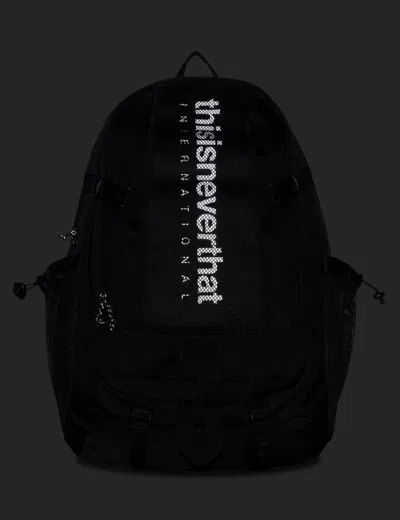 Thisisneverthat Intl-logo Backpack 30 In Black