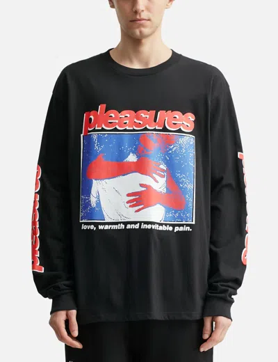 Pleasures Embrace Long Sleeve Graphic T-shirt In Black