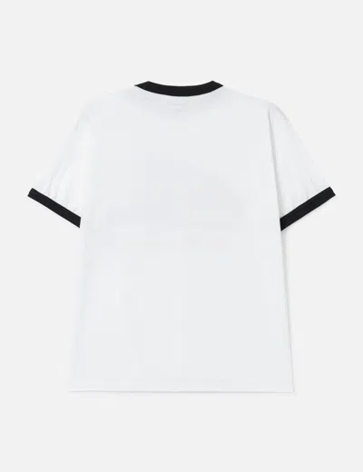 Pleasures Big Load Cotton Ringer T-shirt In White