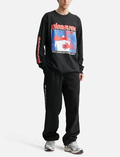 Pleasures Embrace Long Sleeve Graphic T-shirt In Black