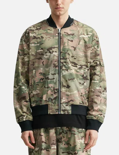 Pleasures Gem Camo Bomber In Multi
