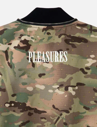 Pleasures Gem Camo Bomber In Multi