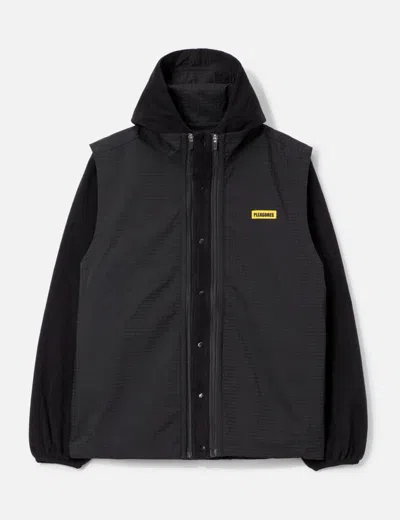 Pleasures Overture Convertible Jacket In Black