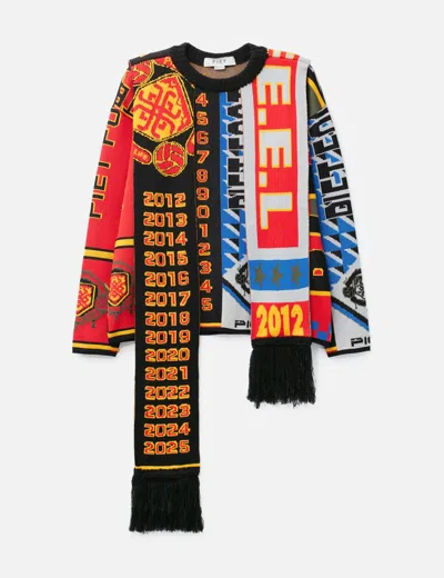 Piet Scarves Knitted Sweater In Black