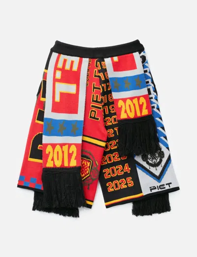 Piet Scarves Knitted Shorts In Black