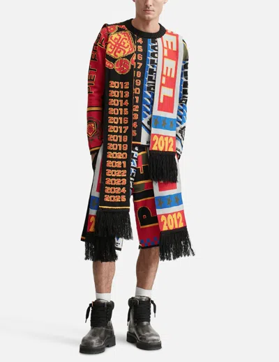 Piet Scarves Knitted Sweater In Black