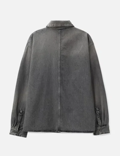 Won Hundred Zayne Denim Shirt In Gray