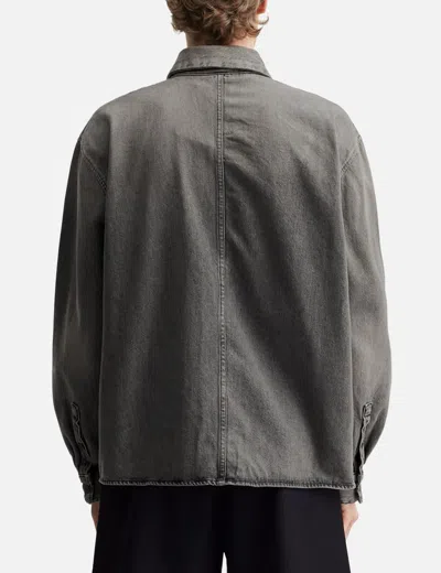 Won Hundred Zayne Denim Shirt In Gray
