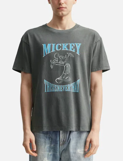 Thisisneverthat X Disney Tnt_mickey_open Arms Tee In Green