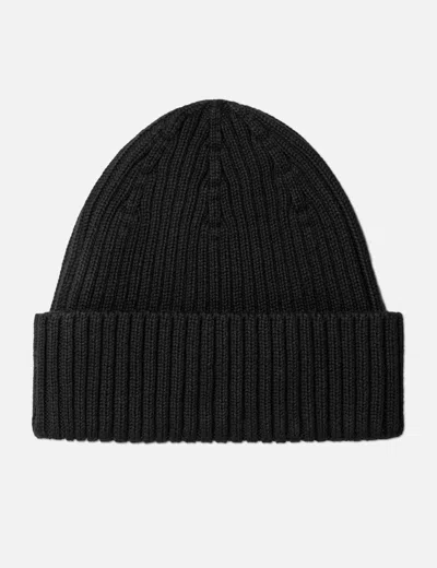 Maison Kitsuné Baby Fox Beanie In Black