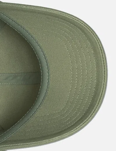 Maison Kitsuné Fox Head Cap In Green