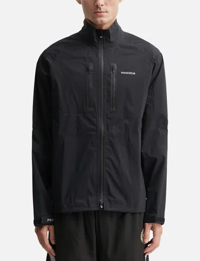 Manors Golf 2.5l Pertex® Waterproof Jacket In Black
