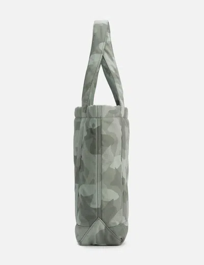 Maison Kitsuné Camo Fox Large Tote In Green