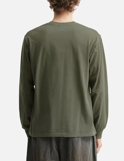 Thisisneverthat T-logo Long Sleeve T-shirt In Green