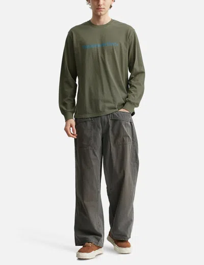 Thisisneverthat T-logo Long Sleeve T-shirt In Green