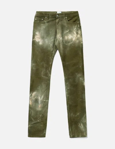 Alchemist Tie Dye Corduroy Pants In Green