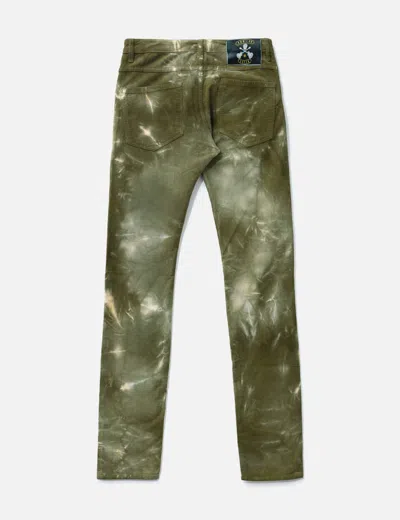 Alchemist Tie Dye Corduroy Pants In Green