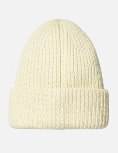 Moncler Virgin Wool Beanie In Neutral
