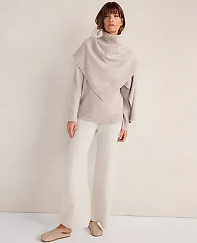 Ann Taylor Haven Well Within Wool Blend Sweater Set In Neutral