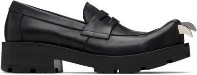 Charles Jeffrey Loverboy Black Moggies Claws Loafers In Black