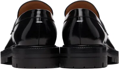 Maison Margiela 30mm Tabi County Leather Loafers In Black