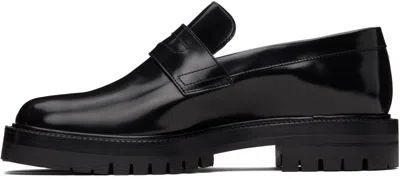 Maison Margiela 30mm Tabi County Leather Loafers In Black