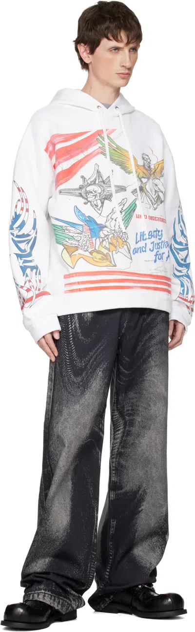 Who Decides War Sweatshirt In White