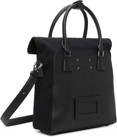 Maison Margiela 5ac Daily Vertical Small Unisex Amande In Black