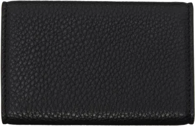 Givenchy Logo Leather Keyring In Black
