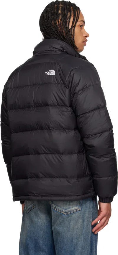 The North Face High Collar Puffer Quilted Jacket In Black