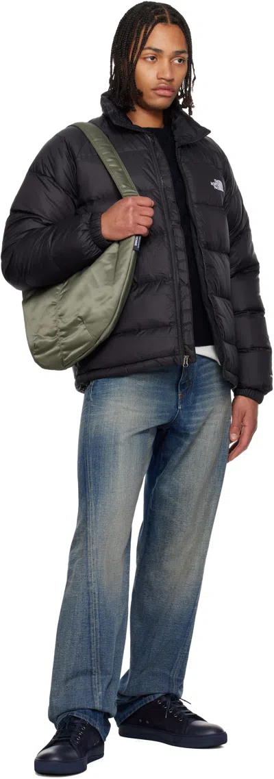 The North Face High Collar Puffer Quilted Jacket In Black