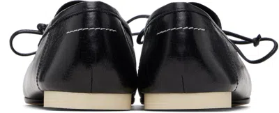 Mm6 Maison Margiela Ballet Flats Square Toe Bow Detail In Multi