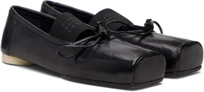 Mm6 Maison Margiela Ballet Flats Square Toe Bow Detail In Multi