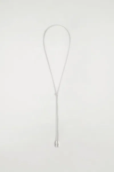 Cos Bolo Necklace In Silver