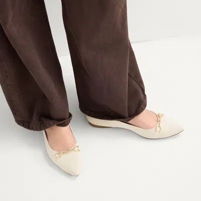 Rothys The Double Bit Point Ii In White/neutral In White