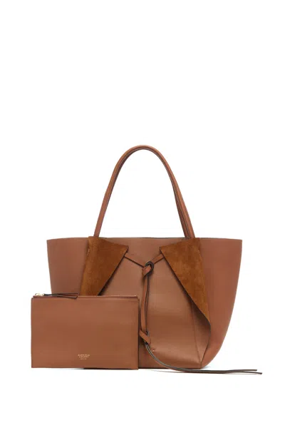 Gabriela Hearst Marija Tote Bag In Cognac Soft Leather In Brown