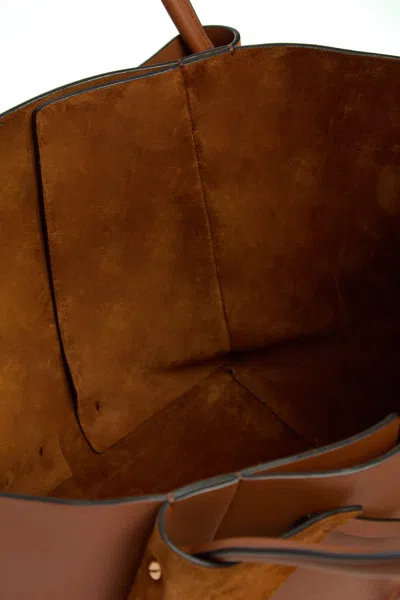 Gabriela Hearst Marija Tote Bag In Cognac Soft Leather In Brown