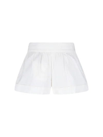 Isabel Marant Cybila Shorts In White