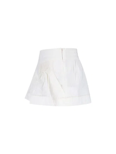Isabel Marant Cybila Shorts In White