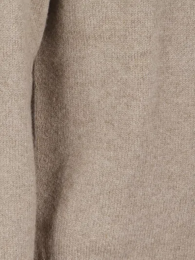 Drumohr Turtleneck Thin Wool Long Sleeves Sweather In Brown