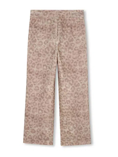 Chloé Leopard-print Trousers In Neutral