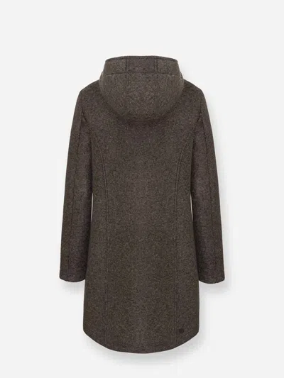 Colmar Originals Tailored Brown Hooded Coat In Brown