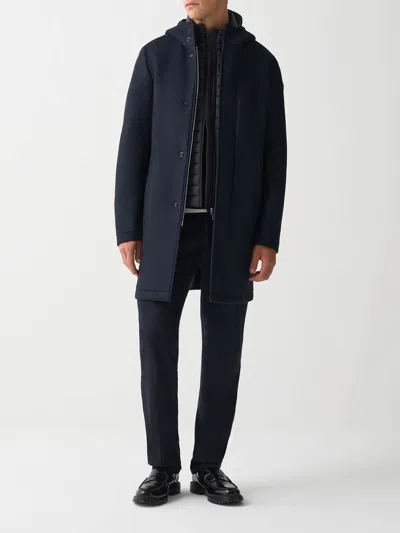 Colmar Originals Hooded Coat In Blue