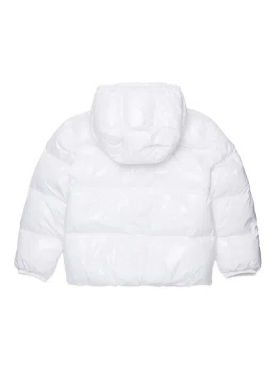 Dsquared2 Down Jacket With Logo In White